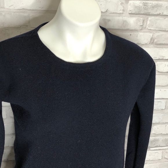 J. Crew navy crew neck sweater, XXS - Picture 5 of 7